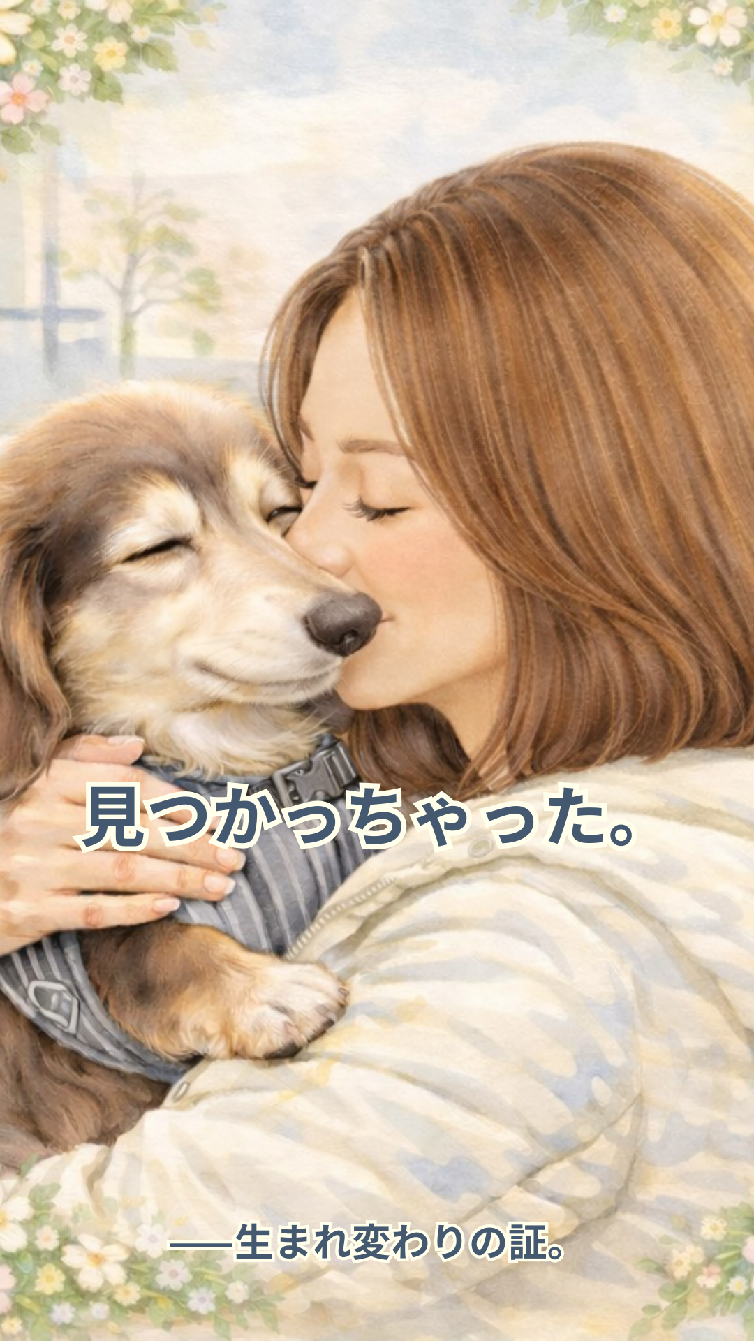 見つかっちゃった。一生まれ変わりの証。